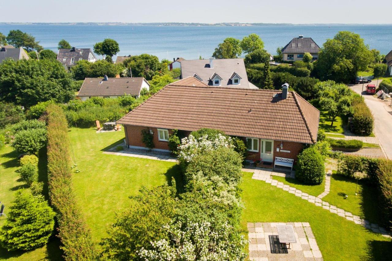 Seeblick II - Gemuetliche 60Qm - Ganzes Haus - 50M Zum Naturstrand - Mit Terrasse Und Grossem Garten Glücksburg Exteriér fotografie