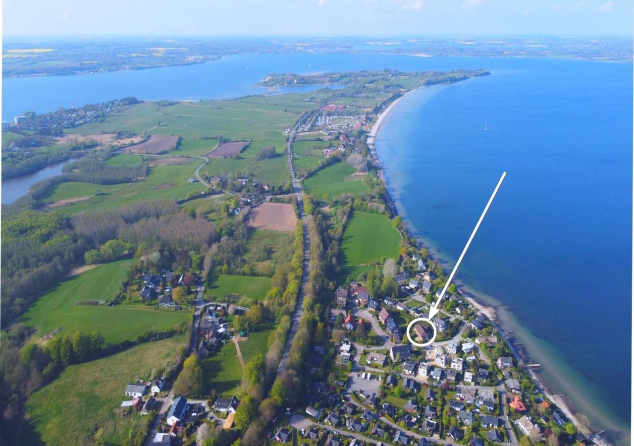 Seeblick II - Gemuetliche 60Qm - Ganzes Haus - 50M Zum Naturstrand - Mit Terrasse Und Grossem Garten Glücksburg Exteriér fotografie